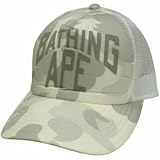 「Size【通常版フリー】A BATHING APE(ア ベイシング エイプ) フルロゴサル迷彩メッシュキャップ　白【白】【新品】」の画像