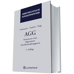 AGG: Kommentar zum Allgemeinen Gleichbehandlungsgesetz