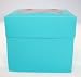 Single Aqua Blue Cupcake Boxes with Window packs of 10