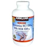 Kirkland Signature Glucosamine HCI 1500 mg with MSM 1500 mg - 375 Tablets