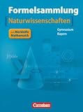 Produkt-Bild: Formelsammlungen Sekundarstufe I und II - Bayern: 8.-12. Jahrgangsstufe - Mathematik - Naturwissenschaften: Formelsammlung mit Merkhilfe