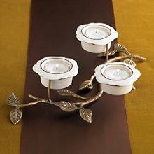 Lenox Floral Vine 3 Candle Holder