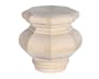 Octagonal Bun Foot Cherry 4 1/2"