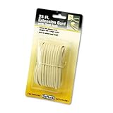 Softalk Telephone Extension Cord Plug/Dual Jack 25 ft Almond superior signa ....