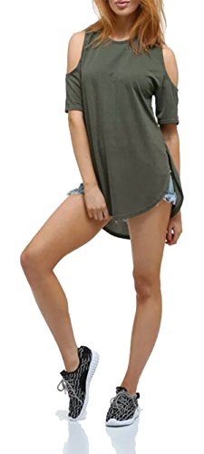 Forever Womens Bulls Print Fishnet Varsity Baggy Top T-Shirt