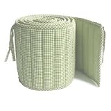 Tadpoles Basics Crib Bumper - Sage