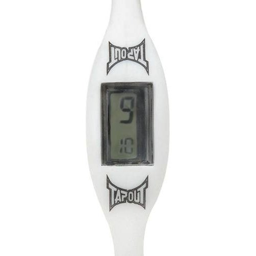 Tapout Unisex Electrik EK-WH White Resin Quartz Watch with Digital Dial