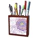 Patricia Sanders Flowers - Rainbow Beauty Sunflower Art Flowers Designs Inspired by Nature - Tile Pen Holders-5 inch tile pen holder