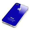 Dark Blue Replicase Hard Air Crystal Jacket Luminosity Case for iPhone 4 (Works with Verizon iPhone)