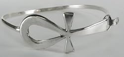 Sterling Silver Ankh Bracelet [Jewelry]