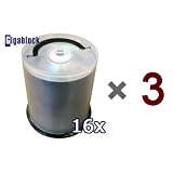 300pcs Gigablock DVD+R 16x 4.7GB 120Min Silver Top Premium Quality