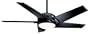 Casablanca Fan Co. Stealth Glossy Black Indoor Ceiling Fan