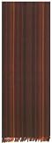 Hand Woven 100% Cotton Colorful Orange and Brown Striped Table Runners 12x72 Inches Set of Two