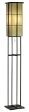 Contemporary Floor Lamp with Tiffany Style Shade