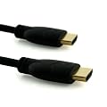 2m High Speed HDMI Cable with Ethernet - (1.4a Version, 15.2Gbps) HDMI TO HDMI CABLE WITH ETHERNET COMPATIBLE WITH 1.3a,1.3b,1.3c,1080P,2160p BOX,FULL HD LCD,PLASMA & LED TV's AND ALSO SUPPORTS 3D TVS - Black