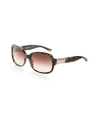 Dolce & Gabbana Ladies 4086 Green Tortoise Frame Brown Gradient Lens Plastic Sunglasses by Dolce & Gabbana