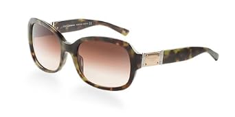 Click here to buy Dolce & Gabbana Ladies 4086 Green Tortoise Frame Brown Gradient Lens Plastic Sunglasses by Dolce & Gabbana.