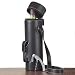 Enclave Leather Wine Tote Single Bottle Carrier - Black