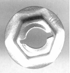 6.3mm stud thread cutting nut (qty: 250)