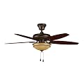 Abel Click-In Ceiling Fan Bronze (52")