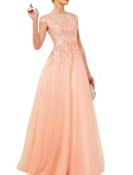 Organza Short Sleeves Beaded Mesh Sequined Cocktail Floor Length Evening Dress/Homecoming Dress/Pageant Dress/Prom Dress/Party Dress/Wedding Dress 