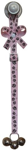 Potty Time Chimes with The Perfect Potty Training Solution DVD, Adjustable, Paw Print Pink/Brown