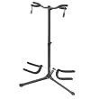 OnStage GS7252B  Heavy Duty Double Guitar Stand, Black