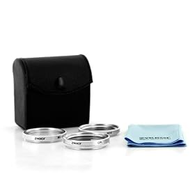 37mm CPL/MCUV/ND4 Circular Polarizer, Multicoated Ultraviolet, Neutral Density 4 Filter Kit in Case