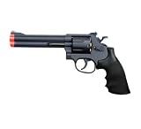 TSD Sports UA934 Airsoft Black Barrel Spring Revolver, 6-Inch