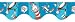 CAT IN THE HAT BLUE DECO TRIM