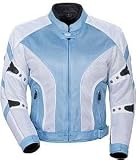 TOURMASTER/CORTECH LRX AIR WOMENS MOTORCYCLE JACKET LIGHT BLUE