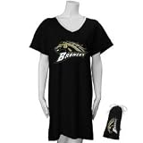 Western Michigan Broncos Ladies Black Nightshirt in a Bag by NCAA