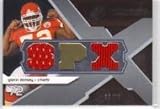 2008 SPx Rookie Materials SPX New Logo Dual 75 #GO Glenn Dorsey - Kansas City Chiefs (RC ? Rookie Card - Piece of Authentic Game-Worn Jersey -Serial #d to 75) (Football Cards)