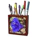 VWPics Flowers - Canterbury Bells.(Phacelia campanudaria).Anza-Borrego Desert State Park, California.. - Tile Pen Holders-5 inch tile pen holder