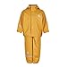 Kids 2 Pcs Rain Set - Jacket & Pants/or Dungarees - 20 Colors (2-9 Years) Mineral Yellow