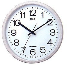 MAG (マグ) ウォールクロック 電波時計 マルス W-398 PW (パールホワイト) 安価で精巧な壁掛け時計