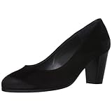 [トゥーアンドコー] TO & CO. スエード・ウッドヒールパンプス