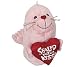 Valentine Plush Sammy the Seal for Valentine's Day - Sealed With a Kiss!