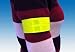 Neongelbes Reflektorband mit Klettverschluss / Ideal für Jogger, Radfahrer, Kinder und mehr, F-40046
