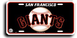 MLB License Plate - San Francisco Giants