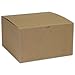 Deluxe Small Business Sales 250-101006C-8 6 x 10 x 10 in. One-Piece Gift Boxes, Kraft