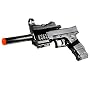 Airsoft Pistol with silencer Fully Loaded Spring Action