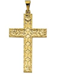 Cross Pendant 14K Gold Yellow R41177