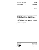 ISO 5660-1:2002, Reaction-to-fire tests - Heat release, smoke production and mass loss rate - Part 1: Heat release rate (cone calorimeter method)
