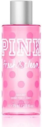 Victoria's Secret Pink with Splash Fresh & Clean All-Over Body Mist 75ml / 2.5 Fl OZ