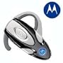 Original Motorola HS820 Bluetooth Headset (Black-Silver) - White Box Pack