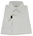 Mens Luciano Barbera White Striped Barrel Cuff Dress Shirt - Size 16.5 (EUR 42) - 34 35