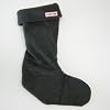 Hunter Fleece Welly Socks in black