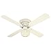 Westinghouse 7812600 Traditional Casanova Supreme 1-Light 4-Blade Indoor Ceiling Fan with Opal Schoolhouse Glass, 42", White