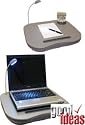 New Lap/Laptop Desk/Table with Light/Lamp & Cushion